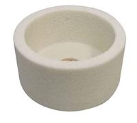 Meules cylindriques de type tasse, haute précision, différentes tailles, idéales pour le meulage et la finition de pièces métalliques.