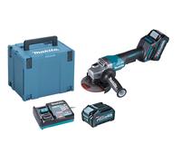 Makita GA013GM201 Meuleuse D'angle Sans-fil - XGT 40V Max Li-ion - 2 Batteries 4,0 Ah - Mbox - 125 Mm