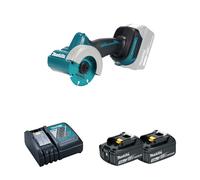 Meuleuse Ø 76 mm DMC300Z + 2 batteries BL1830B 18V 3 Ah + 1 chargeur DC18RC MAKITA