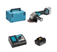 Meuleuse Ø125 mm 18V DGA506ZJ + 1 batterie BL1850B 18V 5 Ah + 1 chargeur rapide DC18RC MAKITA