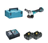 Meuleuse Ø125 mm 18V DGA511ZJ + 2 batteries BL1850B 18V 5 AH + 1 chargeur rapide DC18RC MAKITA