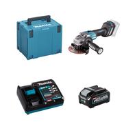 Meuleuse Ø125 mm 40V GA023GZ01 + 1 batterie 40V 4 Ah + chargeur rapide DC40RA MAKITA