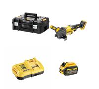 Meuleuse Ø125 mm 54V DCG418NT-XJ + 1 batterie 18/54V 6-2Ah + 1 chargeur DCB118-QW DEWALT