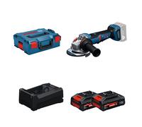 Meuleuse Ø125 mm GWS 18V-11 PS + 2 Batteries EXPERT 4 Ah + 1 Chargeur GAL 12V/18V-80 BOSCH