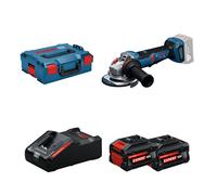 Meuleuse Ø125 mm GWS 18V-11 PS + 2 Batteries EXPERT 8 Ah + 1 Chargeur EXAL18V-160 BOSCH
