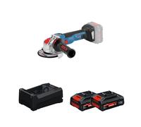 Meuleuse Ø125 mm GWX 18V-10 SC + 2 Batteries EXPERT 4 Ah + 1 Chargeur GAL 12V/18V-80 BOSCH