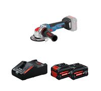 Meuleuse Ø125 mm GWX 18V-10 SC + 2 Batteries EXPERT 8 Ah + 1 Chargeur EXAL18V-160 BOSCH