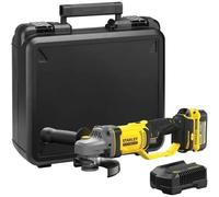 Stanley Meuleuse sans fil FATMAX V20 SFMCG400M1K-QW 18V 125 mm Batterie 4 Ah + Chargeur 2 A