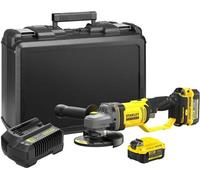 Meuleuse 125 mm - Lithium 18V - 2 Batteries 4Ah - STANLEY FATMAX V20 - SFMCG400M2K-QW