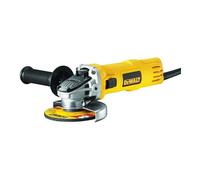 DeWalt DWE4207-QS Meuleuse Ø125 mm - 1010W - Interrupteur anti-redémarrage filaire - Vitesse à vide 11000 tr/min - M14 - Coffret - Carter de protection sans outil - Poignée latérale anti-vibrations et multi-positions - Flasque intérieur/extérieur - Clé de service