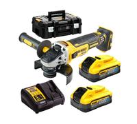 DeWALT DCG405H2T Meuleuse (125mm/18V/2x5,0Ah PowerStack) coffret Tstak