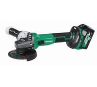 HIKOKI Meuleuse d'angle sans fil G3613DVEWQZ, (moteur brushless) 125 mm (2,5 Ah) dans HSC III (boîtier système HIK III) 36 V