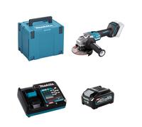 Meuleuse Ø125mm 40V GA005GZ01 + 1 batterie 40V 4 Ah + chargeur rapide DC40RA MAKITA