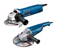 Bosch Pack 2 meuleuses angulaires filaires GWS 22-230 P (230 mm, 2200 W) + GWS 1400 (125 mm, 1400 W)