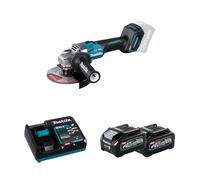 Meuleuse Ø150mm 40V GA035GZ + 2 batteries 40V 4 Ah + chargeur rapide DC40RA MAKITA