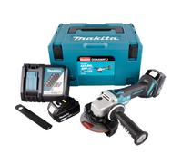 Meuleuse 18V LXT Ø125mm - MAKITA - avec 2 batteries 18V 5.0 Ah - chargeur - MakPac - DGA506RTJ