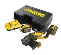 Meuleuse 230 mm XR FLEXVOLT 54V Brushless - DEWALT - 2 batteries 54V 3.0Ah - chargeur - coffret - DCG460X2-QW