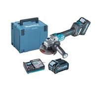 Makita Meuleuse XGT GA023GM201 125 mm 40V + 2x BL4040 4Ah + chargeur DC40RA MAKPAC