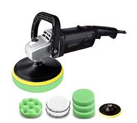 Meuleuse à béton, 1200 W, polisseuse orbitale aléatoire 3000 tr/min avec ponceuse à vitesse variable (polisseuse K1)