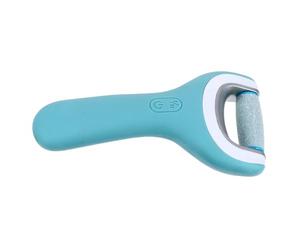 Meuleuse à Pied Électrique 5 V PP Quartz, Éliminateur de Callosités | Recharge USB, Conversion 1 Touche, Légère et Bleue, pour Pédicure à Domicile, Gommage des Pieds