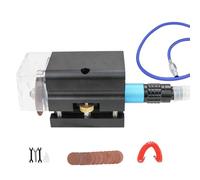 Meuleuse à rainurer portable, meuleuse pneumatique à 12 lames, tube à ressort de 6 m, vitesse réglable, disque de coupe de 50 mm, outil d'ouverture de raccord d'air pour découpe à plat