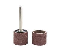 Meuleuse abrasive à lamelles, Kit de tambour en carborundum, grain #80-#180, tige 3.175mm, multicolore, 11/102 pièces(11PCS,80)