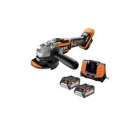 AEG - Meuleuse d’Angle Sans Fil BEWS 18-125BL - Brushless 18V, Disque 125 mm, Poignée 3 Positions, Frein Rapide - Puissante, Sécurisée, Compatible Batteries PRO18V