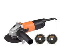 Meuleuse AEG WS8-125SLK2 125 mm 800W avec 2 disques diamants