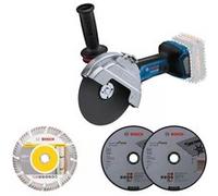 Meuleuse angulaire BOSCH GWX 18V-15 Professional - Sans batterie, ni chargeur - 06019H6F00 G
