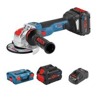 Meuleuse angulaire Bosch Professional GWX 18V-10 SC + 2 batteries 8,0ah + chargeur GAL 1880 + L-BOXX - 06017B0401