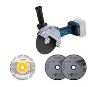 Meuleuse angulaire sans-fil biturbo - GWS 18V-180 P - BOSCH - 06019H6L02