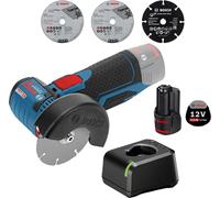 Meuleuse angulaire sans fil Bosch GWS 12V-76 Ø 76 mm/ 1x 2,0 Ah batterie + chargeur