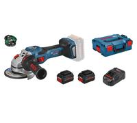 Meuleuse angulaire sansfil Bosch Biturbo GWS 18V15 SC 18 V 2 batteries Procore 8Ah chargeur LBoxx