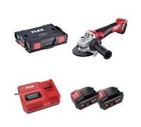 Meuleuse d’angle 125mm 18V LBE 125 18.0-EC C + 2 batteries 5 Ah + 1 chargeur CA 12/18 230/CEE FLEX