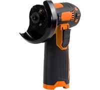 Meuleuse D’Angle sans Fil 12v, Mini Meuleuse D’Angle 550w 76mm, Meuleuse De Polisseuse électrique avec 2 Batteries, 6 Disques De Coupe, 19500rpm, pour La Coupe, Le Meulage, Le Po, Orange