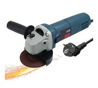 Meuleuse d'angle 1000 W diam,Ø de disque 125 mm, capot protection, poignée supplément, 12000 tr/min,protection anti-redémarrage, flasque de serrage, écrou de serrage (125MM)