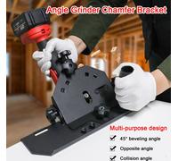 Meuleuse d'angle 125 en alliage d'aluminium Support de chanfreinage Installation de vis Outil utilitaire multifonctionnel 45��� Chanfreineur