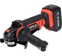 YATO Meuleuse d'angle 125 mm avec 2 batteries Li-Ion 3,0 Ah 18 V