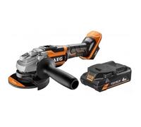 Meuleuse d'angle 125 mm brushless 18V + Batterie Pro 18V 4Ah AEG Powertools