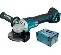Meuleuse d'angle 18 V 125 mm (sans batterie ni chargeur) en coffret MAKPAC MAKITA DGA506ZJ
