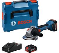 Meuleuse d'angle 18 V GWS 18V-8 Professional 125 mm + 2 batteries 5 Ah + chargeur rapide + coffret L-BOXX BOSCH 06019N9003