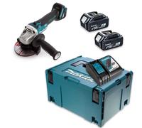 Meuleuse d'angle 18V Ø125 mm (2x3,0 Ah) en MAKPAC - MAKITA DGA506RFJ