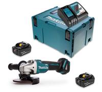 Meuleuse d'angle 18V Ø125 mm (2x4,0 Ah) en MAKPAC - MAKITA DGA506RMJ