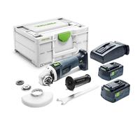 Festool 577700 Meuleuse D'angle Sans Fil Set (2x 5,0) Dans Systainer - 577700