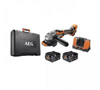 Meuleuse d'angle 18V Brushless - Ø125mm + 2 batteries 5Ah - BEWS18-125BL LI-502C AEG Powertools