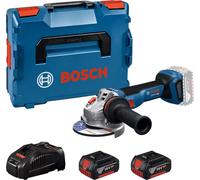 Meuleuse d'angle 18V GWS 18V-11 + 2 batteries 5Ah + chargeur sous L-BOXX - BOSCH - 06019N4103