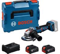 Meuleuse d'angle 18V GWS 18V-11 PS 125 mm + 2 batteries 5 Ah + chargeur BOSCH 06019N4302