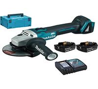 Meuleuse d'angle 18V LXT Ø125 mm (2x3,0 Ah) en MAKPAC - MAKITA DGA504RFJ