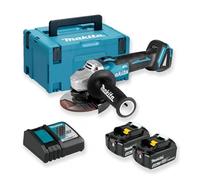 Meuleuse d'angle 18V LXT Ø125 mm (2x4,0 Ah) en MAKPAC - MAKITA DGA504RMJ