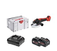 Meuleuse d'angle 18V WS 125-18 + 2 Batteries 18V 5.5 Ah + 1 chargeur rapide APS M MAFELL